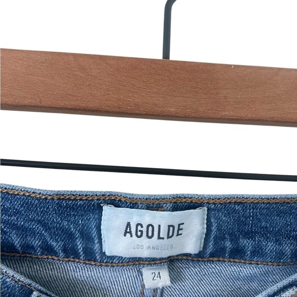 Agolde Toni Mid Rise Cropped Jeans - Picture 2 of 7